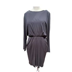 NWOT Marie Oliver Black Cinched Dress with Pockets